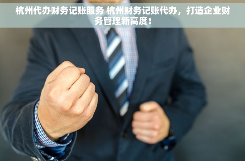 杭州代办财务记账服务 杭州财务记账代办，打造企业财务管理新高度！
