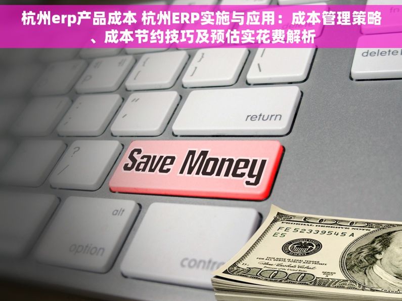 杭州erp产品成本 杭州ERP实施与应用：成本管理策略、成本节约技巧及预估实花费解析