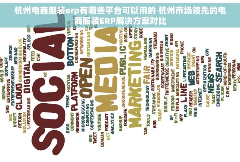 杭州电商服装erp有哪些平台可以用的 杭州市场领先的电商服装ERP解决方案对比