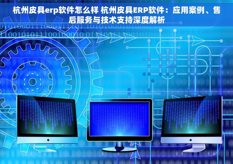 杭州皮具erp软件怎么样 杭州皮具ERP软件：应用案例、售后服务与技术支持深度解析