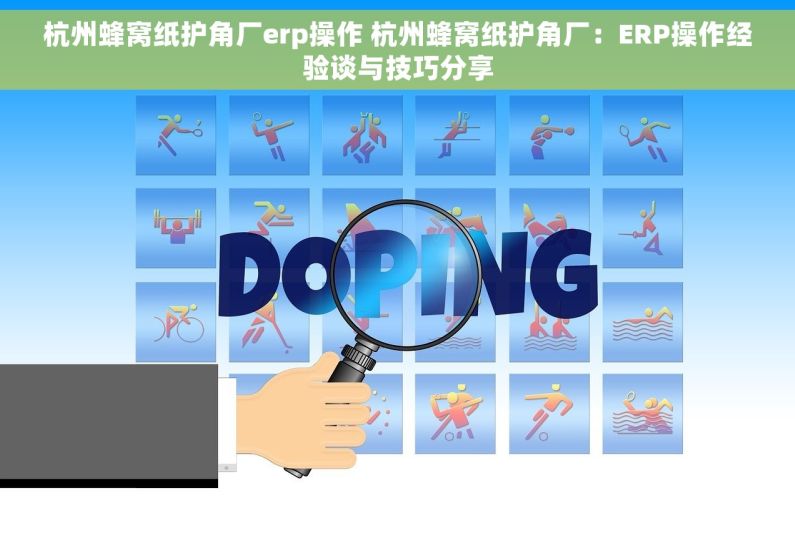 杭州蜂窝纸护角厂erp操作 杭州蜂窝纸护角厂：ERP操作经验谈与技巧分享