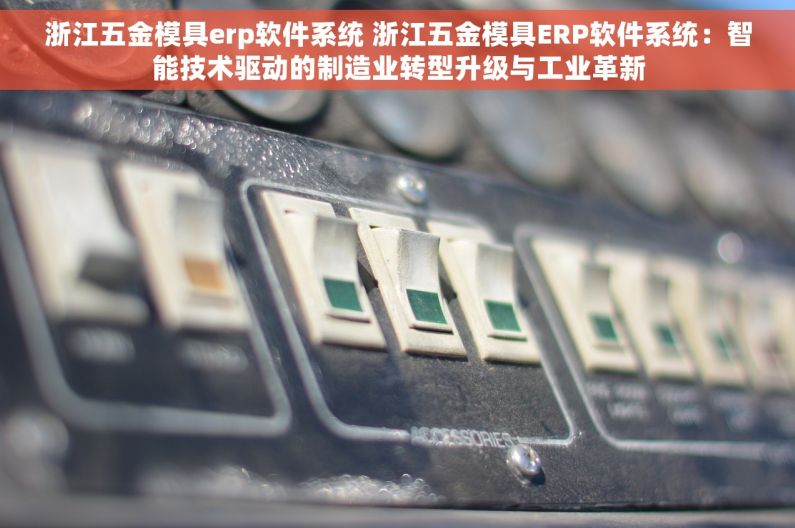 浙江五金模具erp软件系统 浙江五金模具ERP软件系统：智能技术驱动的制造业转型升级与工业革新