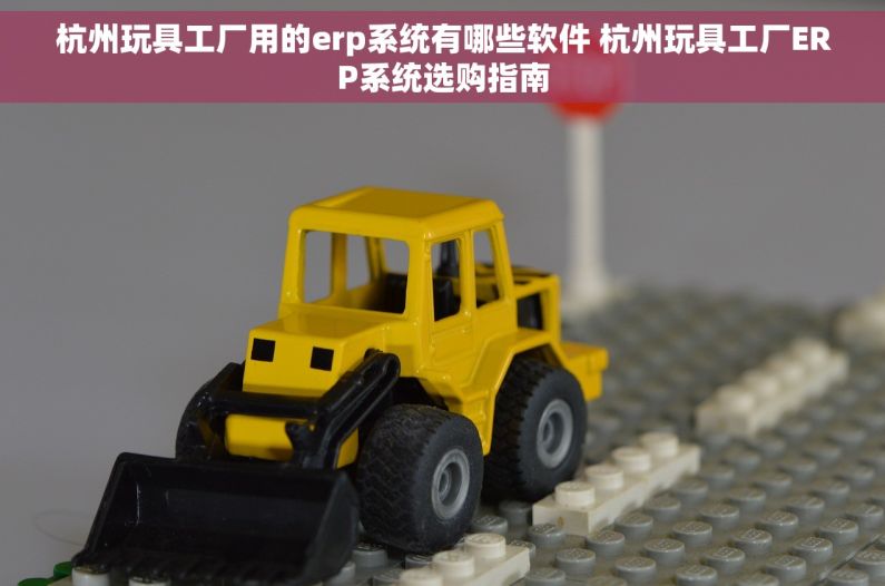 杭州玩具工厂用的erp系统有哪些软件 杭州玩具工厂ERP系统选购指南