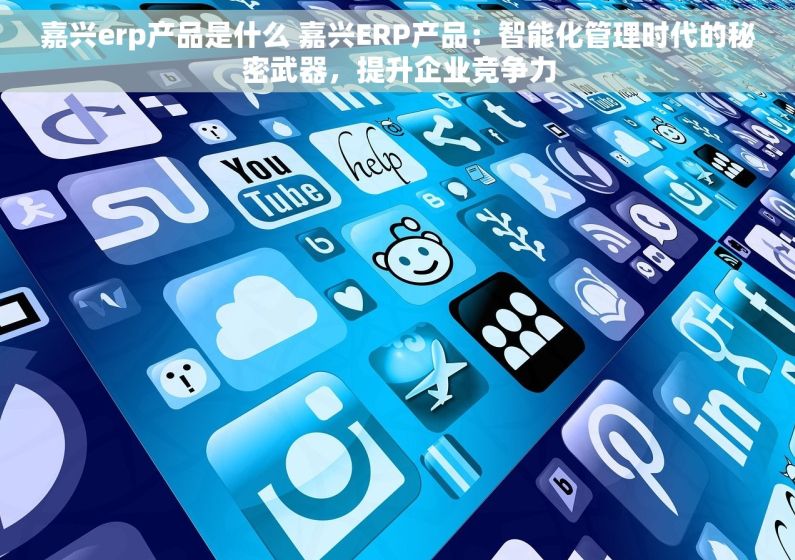 嘉兴erp产品是什么 嘉兴ERP产品：智能化管理时代的秘密武器，提升企业竞争力