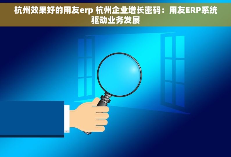 杭州效果好的用友erp 杭州企业增长密码：用友ERP系统驱动业务发展
