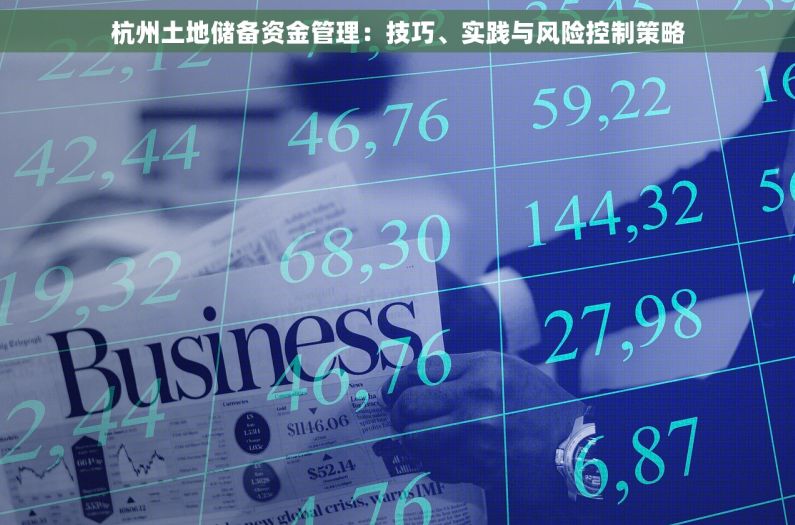 杭州土地储备资金管理：技巧、实践与风险控制策略