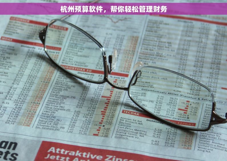 杭州预算软件，帮你轻松管理财务