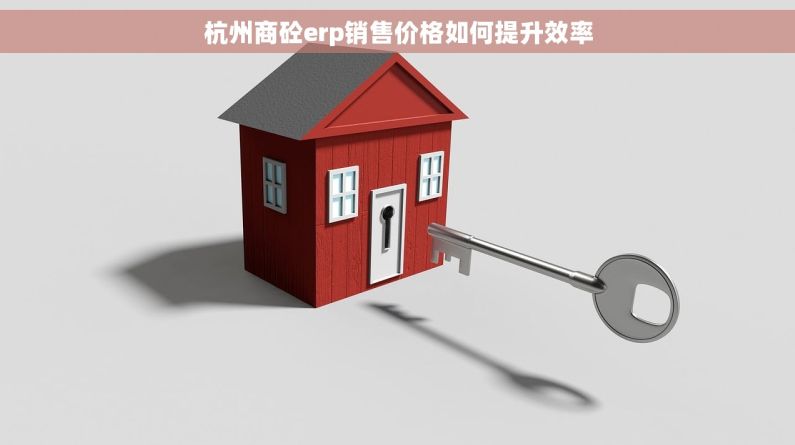 杭州商砼erp销售价格如何提升效率