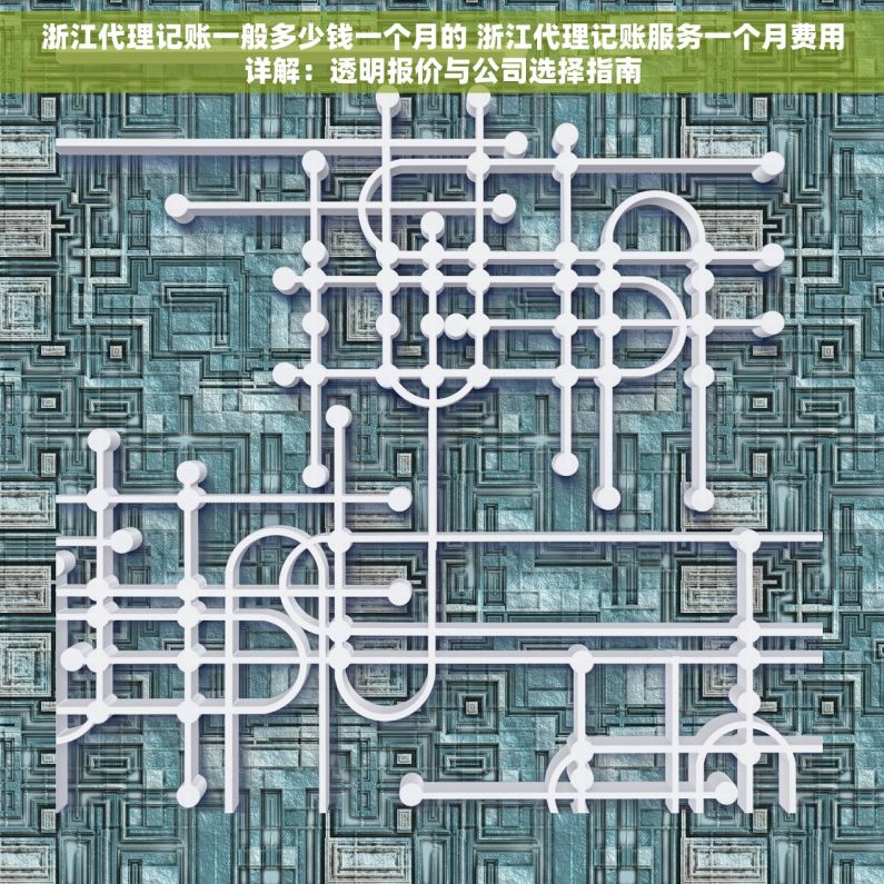 浙江代理记账一般多少钱一个月的 浙江代理记账服务一个月费用详解：透明报价与公司选择指南