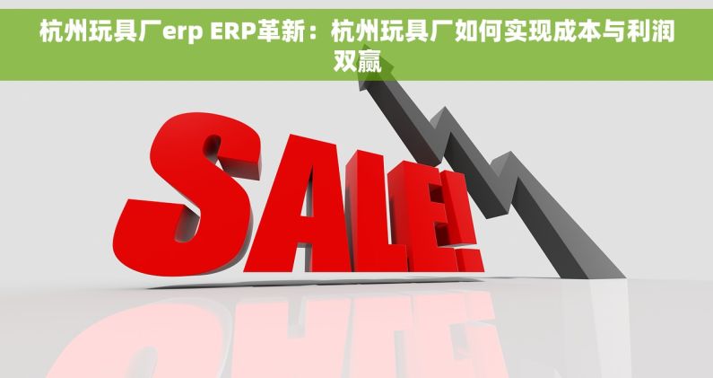 杭州玩具厂erp ERP革新：杭州玩具厂如何实现成本与利润双赢