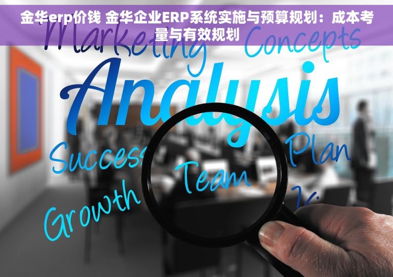 金华erp价钱 金华企业ERP系统实施与预算规划：成本考量与有效规划