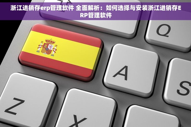 浙江进销存erp管理软件 全面解析：如何选择与安装浙江进销存ERP管理软件