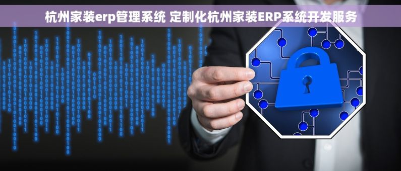 杭州家装erp管理系统 定制化杭州家装ERP系统开发服务