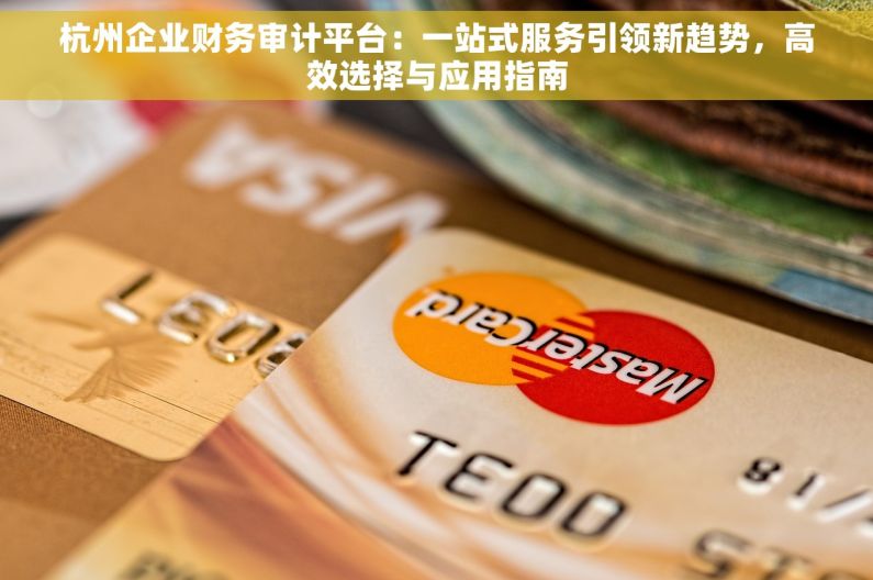 杭州企业财务审计平台：一站式服务引领新趋势，高效选择与应用指南