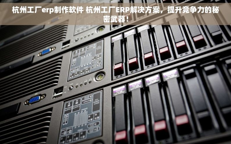 杭州工厂erp制作软件 杭州工厂ERP解决方案，提升竞争力的秘密武器！