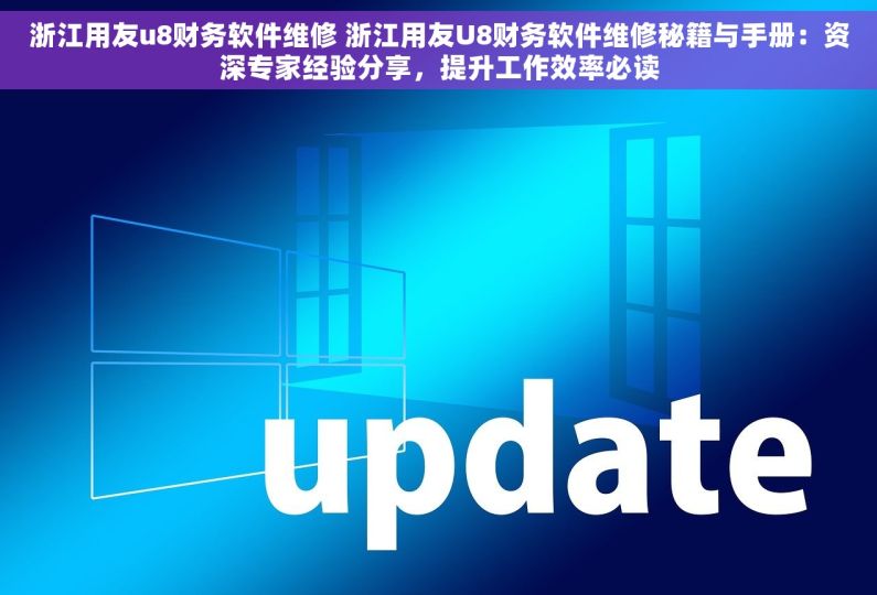 浙江用友u8财务软件维修 浙江用友U8财务软件维修秘籍与手册：资深专家经验分享，提升工作效率必读