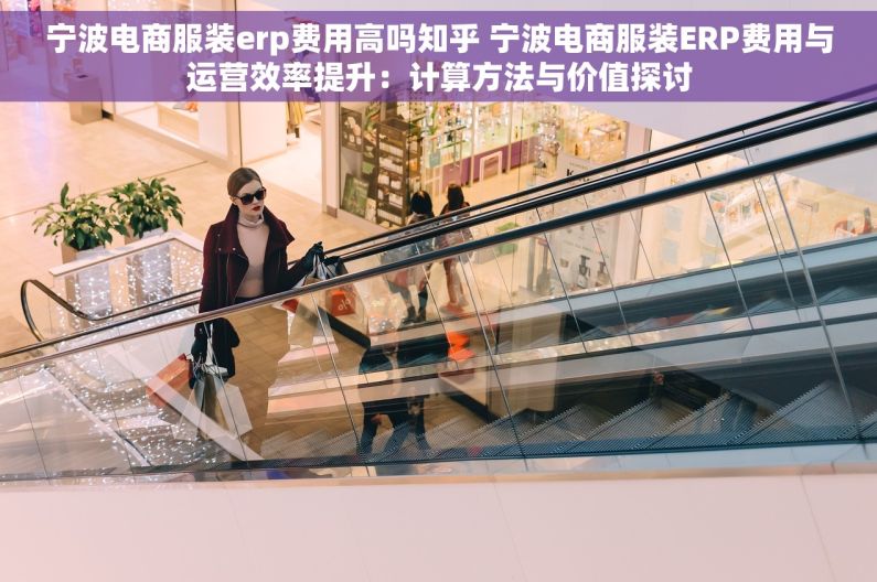 宁波电商服装erp费用高吗知乎 宁波电商服装ERP费用与运营效率提升：计算方法与价值探讨