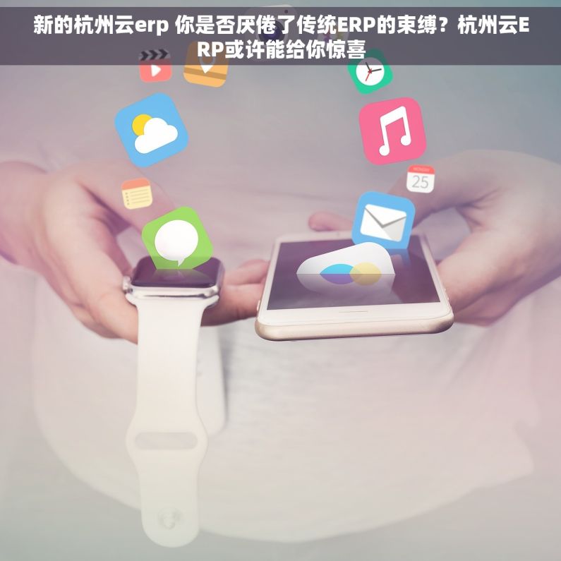 新的杭州云erp 你是否厌倦了传统ERP的束缚？杭州云ERP或许能给你惊喜
