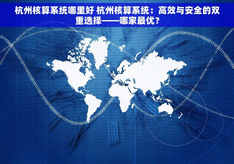 杭州核算系统哪里好 杭州核算系统：高效与安全的双重选择——哪家最优？
