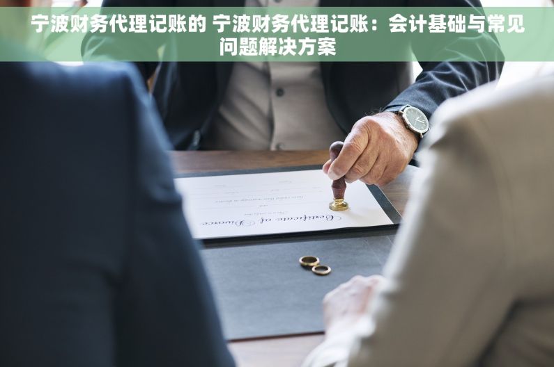 宁波财务代理记账的 宁波财务代理记账：会计基础与常见问题解决方案