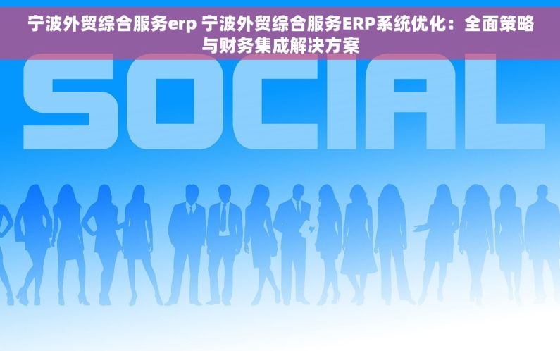 宁波外贸综合服务erp 宁波外贸综合服务ERP系统优化：全面策略与财务集成解决方案