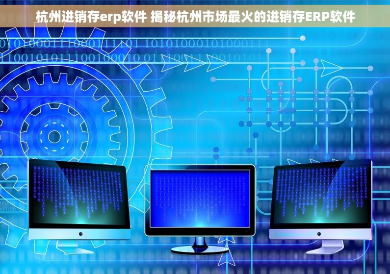 杭州进销存erp软件 揭秘杭州市场最火的进销存ERP软件