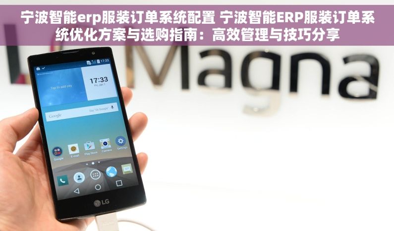 宁波智能erp服装订单系统配置 宁波智能ERP服装订单系统优化方案与选购指南：高效管理与技巧分享