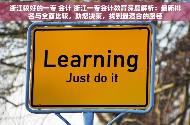 浙江较好的一专 会计 浙江一专会计教育深度解析：最新排名与全面比较，助您决策，找到最适合的路径