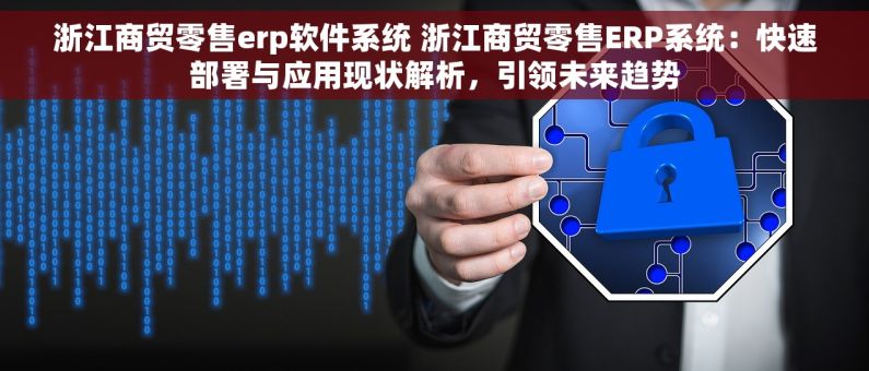 浙江商贸零售erp软件系统 浙江商贸零售ERP系统：快速部署与应用现状解析，引领未来趋势