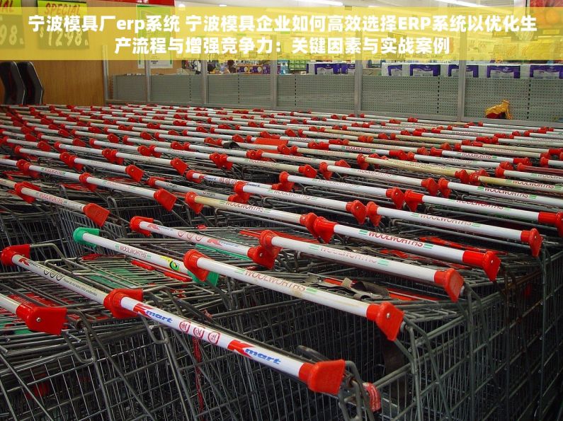 宁波模具厂erp系统 宁波模具企业如何高效选择ERP系统以优化生产流程与增强竞争力：关键因素与实战案例