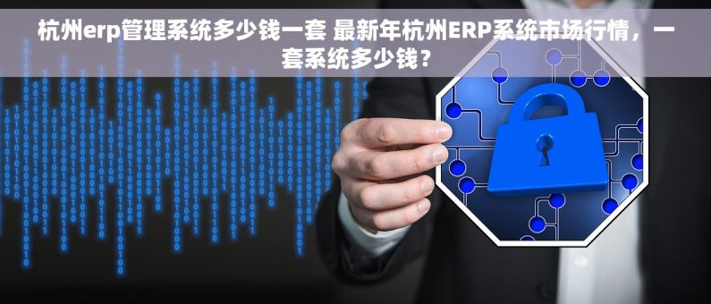 杭州erp管理系统多少钱一套 最新年杭州ERP系统市场行情，一套系统多少钱？
