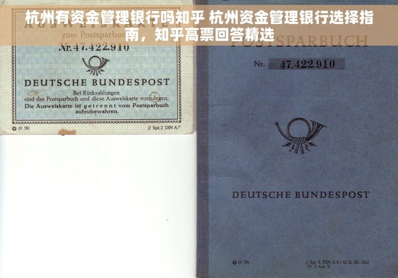 杭州有资金管理银行吗知乎 杭州资金管理银行选择指南，知乎高票回答精选