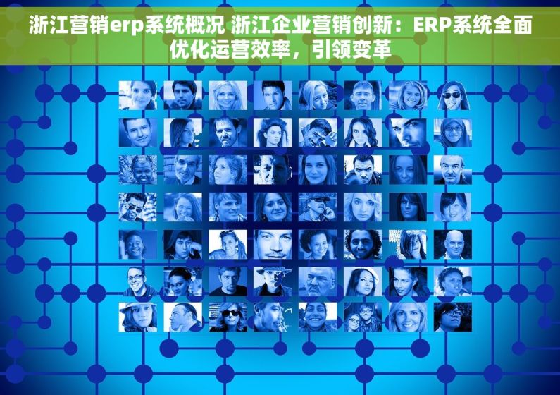 浙江营销erp系统概况 浙江企业营销创新：ERP系统全面优化运营效率，引领变革