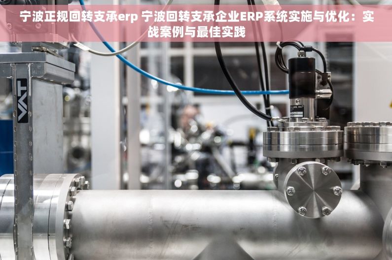 宁波正规回转支承erp 宁波回转支承企业ERP系统实施与优化：实战案例与最佳实践