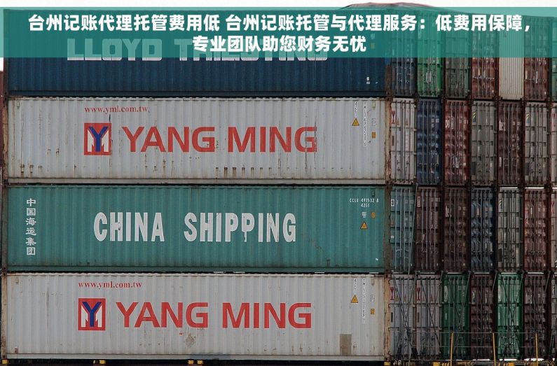 台州记账代理托管费用低 台州记账托管与代理服务：低费用保障，专业团队助您财务无忧