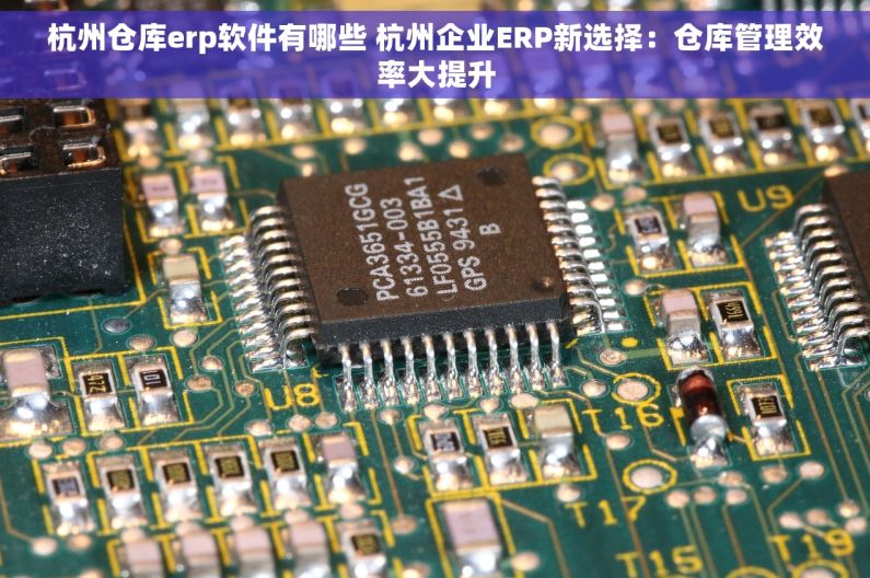 杭州仓库erp软件有哪些 杭州企业ERP新选择：仓库管理效率大提升