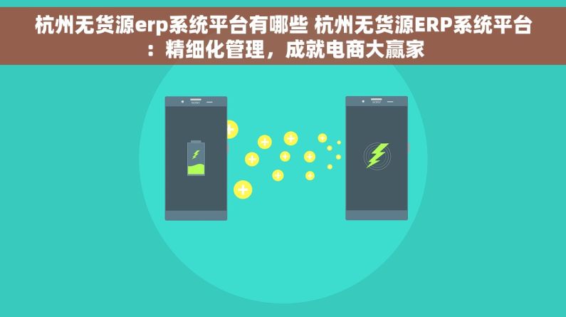 杭州无货源erp系统平台有哪些 杭州无货源ERP系统平台：精细化管理，成就电商大赢家