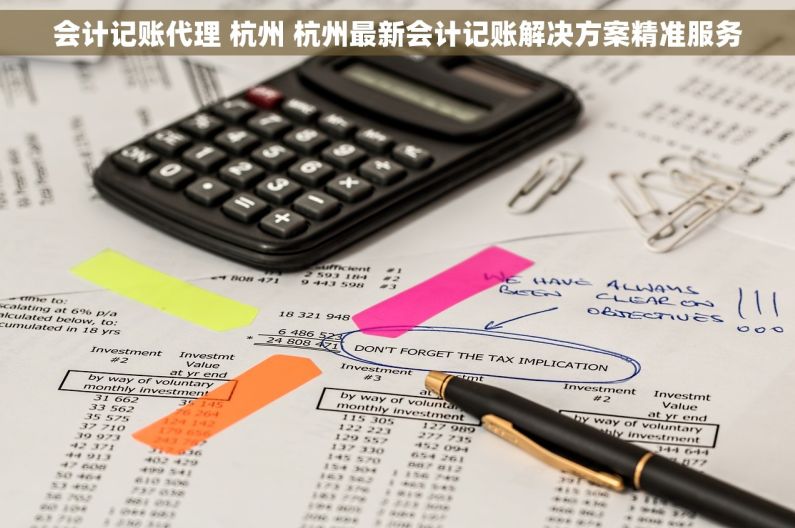 会计记账代理 杭州 杭州最新会计记账解决方案精准服务