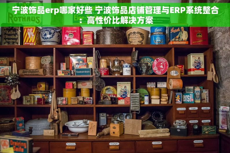 宁波饰品erp哪家好些 宁波饰品店铺管理与ERP系统整合：高性价比解决方案