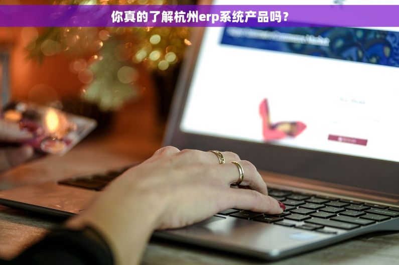 你真的了解杭州erp系统产品吗？