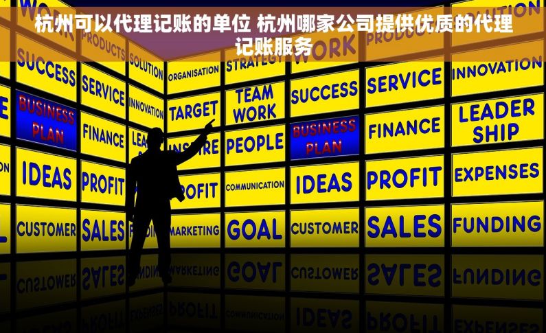 杭州可以代理记账的单位 杭州哪家公司提供优质的代理记账服务