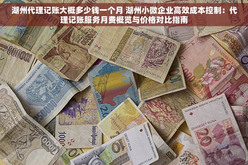 湖州代理记账大概多少钱一个月 湖州小微企业高效成本控制：代理记账服务月费概览与价格对比指南