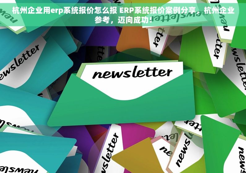 杭州企业用erp系统报价怎么报 ERP系统报价案例分享，杭州企业参考，迈向成功！