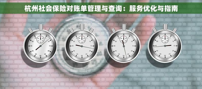 杭州社会保险对账单管理与查询：服务优化与指南