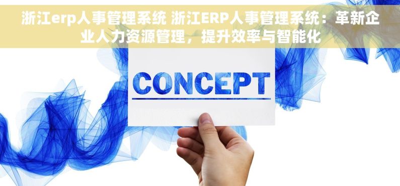 浙江erp人事管理系统 浙江ERP人事管理系统：革新企业人力资源管理，提升效率与智能化
