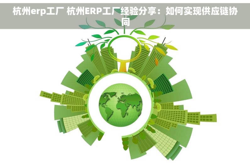 杭州erp工厂 杭州ERP工厂经验分享：如何实现供应链协同
