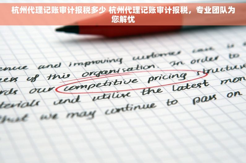 杭州代理记账审计报税多少 杭州代理记账审计报税，专业团队为您解忧