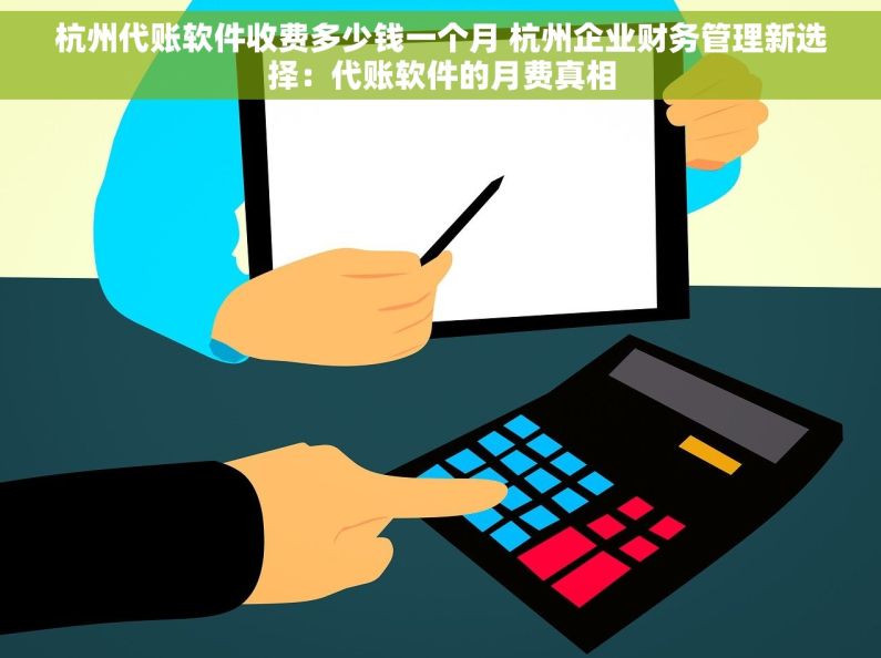 杭州代账软件收费多少钱一个月 杭州企业财务管理新选择：代账软件的月费真相