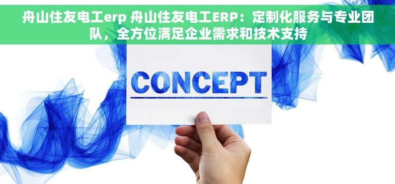 舟山住友电工erp 舟山住友电工ERP：定制化服务与专业团队，全方位满足企业需求和技术支持