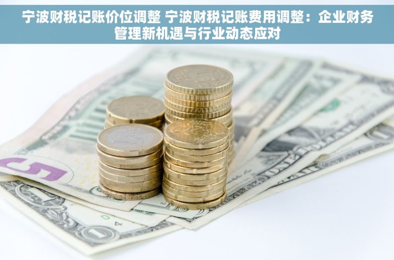 宁波财税记账价位调整 宁波财税记账费用调整：企业财务管理新机遇与行业动态应对